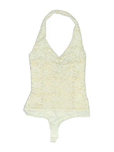 Pre-owned Bebe Bodysuit In Ivory