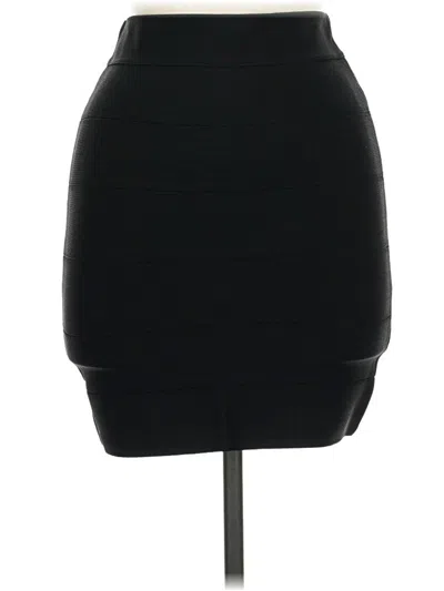 Pre-owned Bebe Casual Skirt In Black