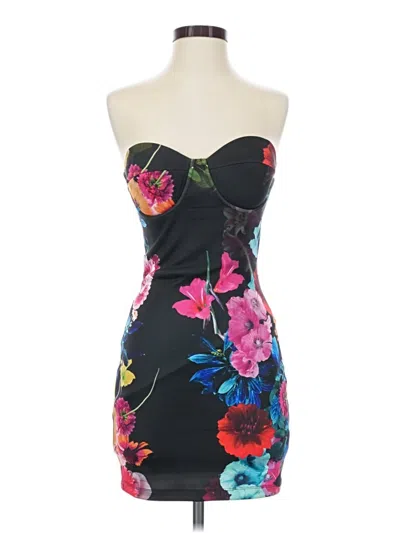 Pre-owned Bebe Cocktail Dress In Black