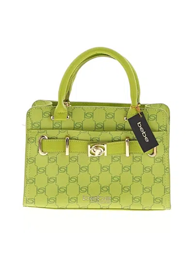 Pre-owned Bebe Satchel In Green
