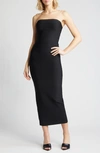 Bebe Strapless Bandage Dress In Black