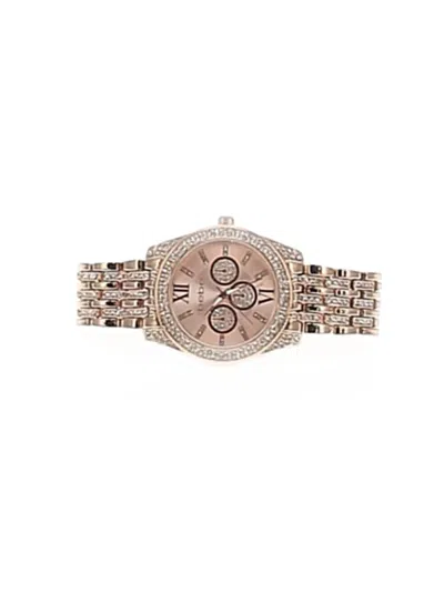 Pre-owned Bebe Watch In Gold