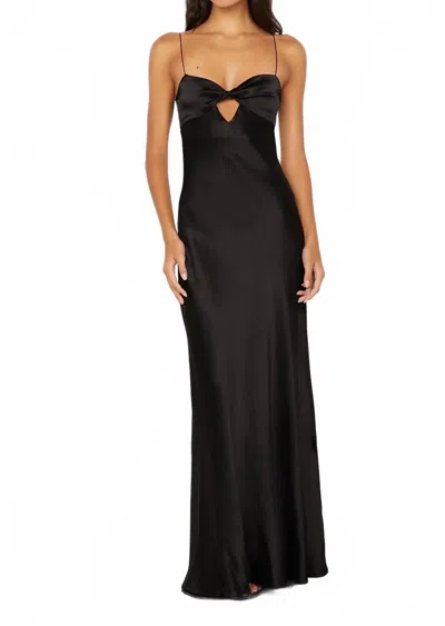 Bec & Bridge Cinder Twist Maxi Dress In Black
