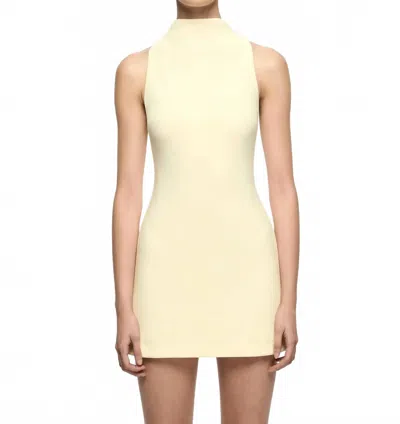 Bec & Bridge Gemma Racer Mini Dress In Lemon Sorbet In Multi