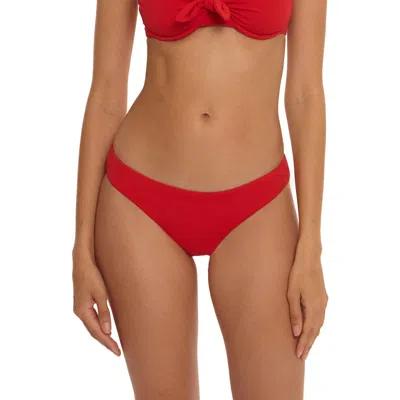 Becca 'twist & Turns' Bikini Bottoms In Red