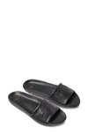 Beek Gallito Metallic Slide Sandal In Black