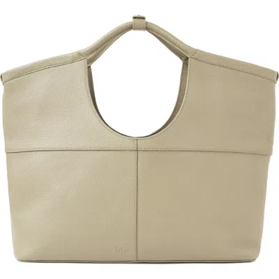 Behno Arendt Pebble Leather Tote In Champagne