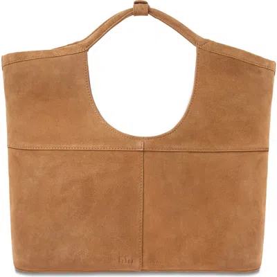Behno Arendt Suede Tote In Caramel
