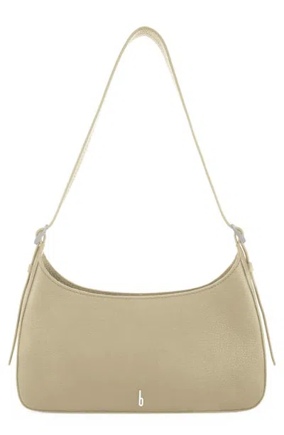 Behno Leena Leather Pouchette In Champagne