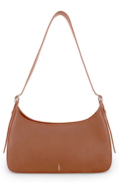 Behno Leena Leather Pouchette In Tan