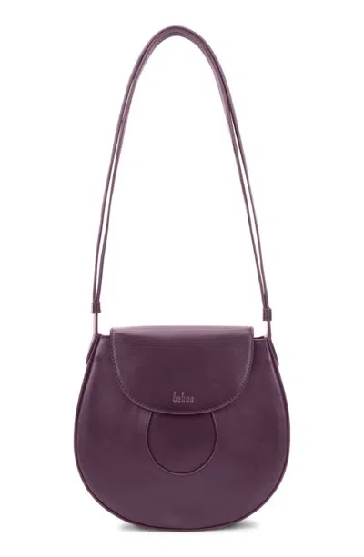 Behno Nilde Leather Crossbody Bag In Cherry