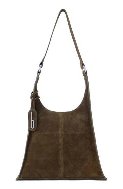 Behno Winnie Soft Suede Shoulder Bag In Palm