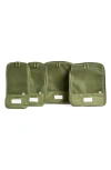 Beis 4-piece Compression Packing Cubes In Olive