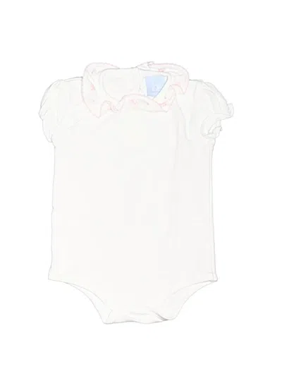 Pre-owned Bella Bliss Kids' Short Sleeve Onesie In White