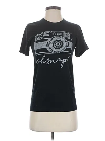 Pre-owned Bella+canvas Short Sleeve T-shirt In Black