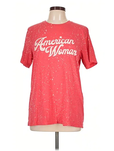 Pre-owned Bella+canvas Short Sleeve T-shirt In Red