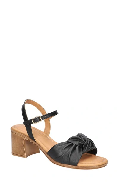 Bella Vita Ave-italy Ankle Strap Sandal In Black Italian Leather