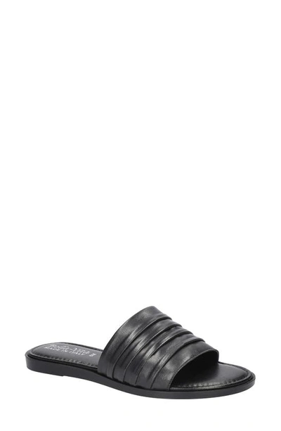 Bella Vita Rya-italy Slide Sandal In Black Italian Leather