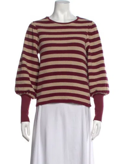 Pre-owned Bellerose Striped Crew Neck Sweater In Multicolor
