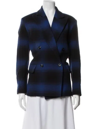 Pre-owned Bellerose Wool Striped Blazer In Blue