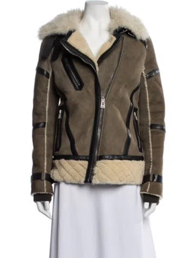 Pre-owned Belstaff Coat In Green