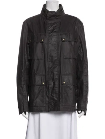 Pre-owned Belstaff Coat In Grey