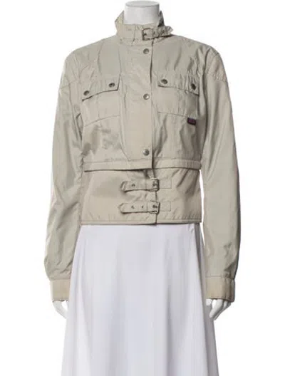 Pre-owned Belstaff Nylon Jacket In Neutrals