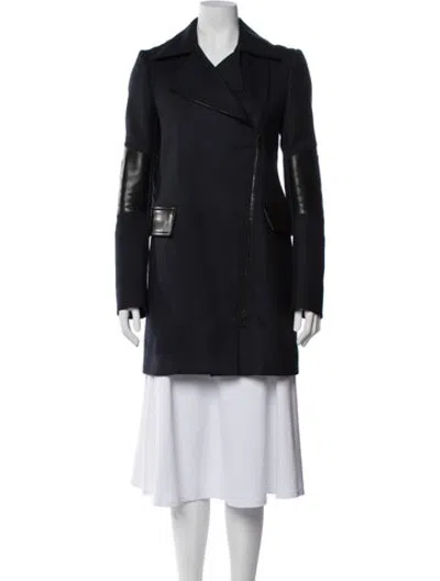 Pre-owned Belstaff Virgin Wool Coat In Blue