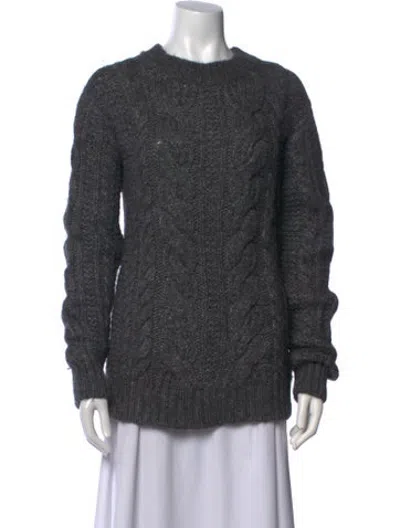 Pre-owned Belstaff Wool Crew Neck Sweater In Grey