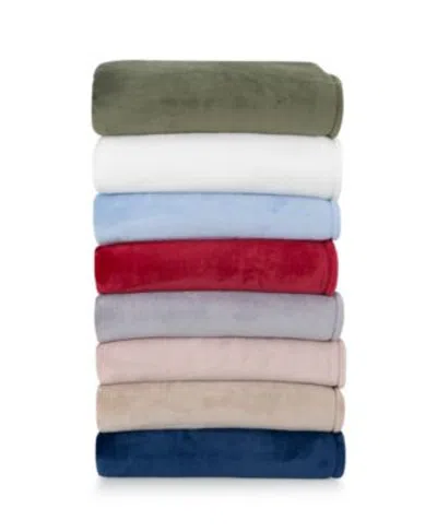 Berkshire Home Velvetloft Plush Blanket In White