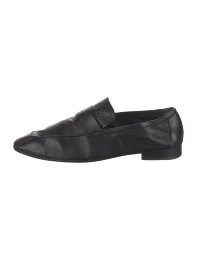 Pre-owned Berluti Leather Loafers In Black