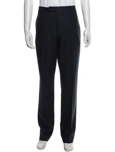 Pre-owned Berluti Wool Dress Pants In Blue