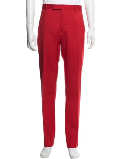 Pre-owned Berluti Wool Dress Pants In Red