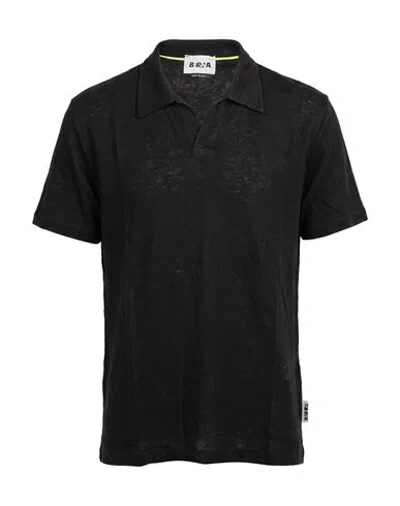 Berna Man Sweater Black Size S Linen