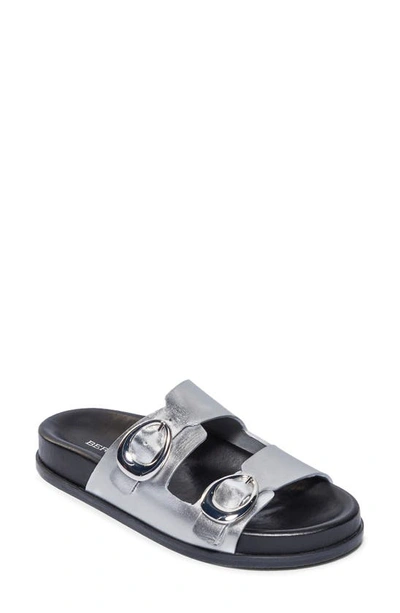Bernardo Footwear Evie Slide Sandal In Silver