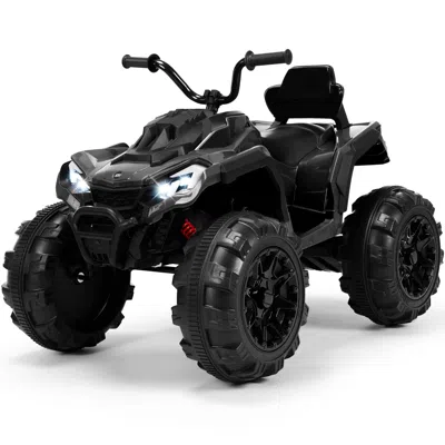 Best Choice Products 24v Ride-on Toy Kids Electric Atv With Dual Motors, Suspension, 4.5 Mph Max, Ages 3-8 In Gray