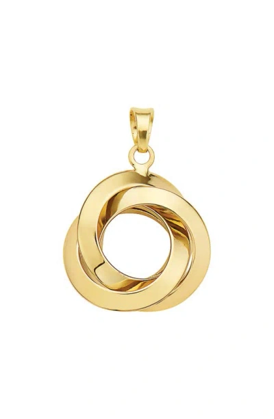 Best Silver 14k Gold Infinity Circle Pendant
