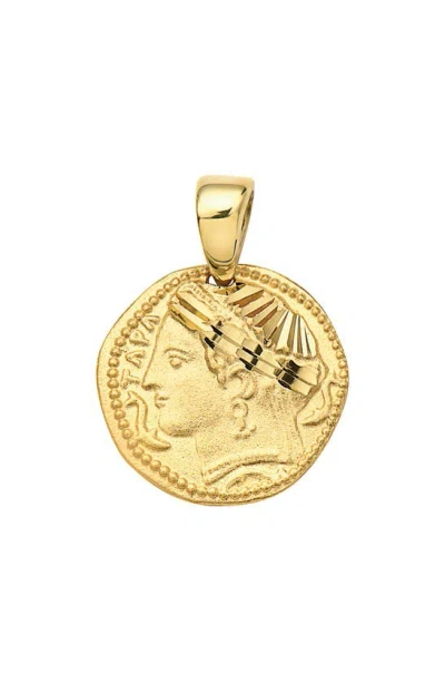 Best Silver 14k Gold Romanus Emperor Coin Pendant