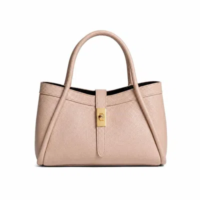 Betsy & Floss Women's Pink Adria Leather Handbag - Blush