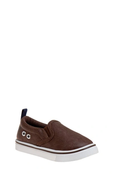 Beverly Hills Polo Club Josmo Kids' Perforated Sneaker In Brown