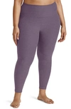 Beyond Yoga Out Of Pocket High Waist Leggings In Purple Haze Heather