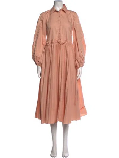 Pre-owned Bibhu Mohapatra Midi Length Dress In Neutrals