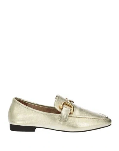 Bibi Lou Woman Loafers Gold Size 8 Leather