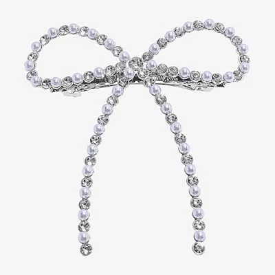 Bijoux Bar Hair Clip In Silver
