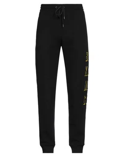 Bikkembergs Man Pants Black Size L Cotton, Elastane