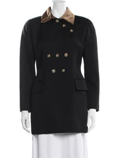Pre-owned Bill Blass Vintage 1990's Coat In Black