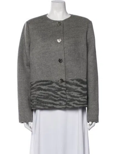 Pre-owned Bill Blass Vintage 1990's Jacket In Grey