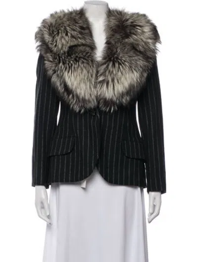 Pre-owned Bill Blass Vintage Late 1980's - Early 1990's Blazer In Black