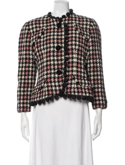 Pre-owned Bill Blass Vintage Late 1980's - Early 1990's Jacket In Multicolor