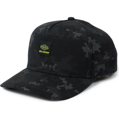 Billabong Adventure Division Blueprint Snapback Baseball Cap In Black